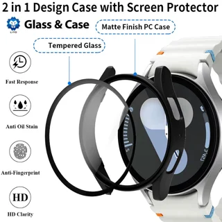 کاور لیتوو مدل Protector مناسب برای ساعت هوشمند سامسونگ Galaxy Watch 7 44mm به همراه محافظ صف-3.webp